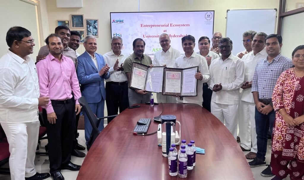 SSSIHL Partners with ASPIRE, University of Hyderabad to Foster a Values-Driven Innovation Ecosystem